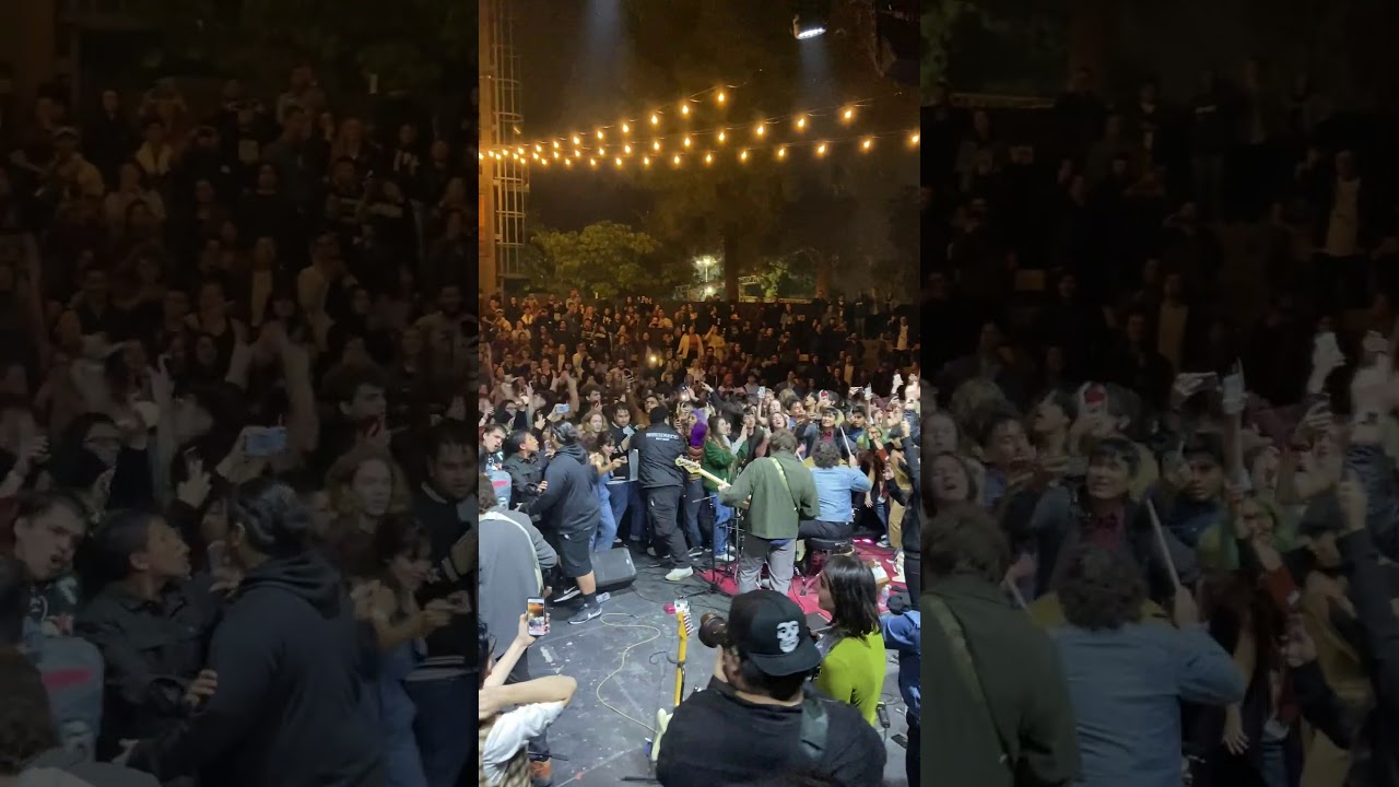 Crowd Goes Wild at Surf Curse Show performing Disco