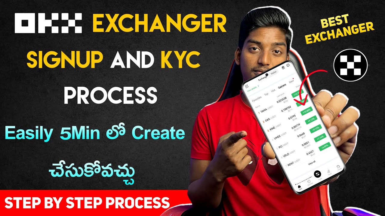 How To Create OKX Account In Telugu | OKX Kyc Step By Step Process 2023| Crypto World Telugu