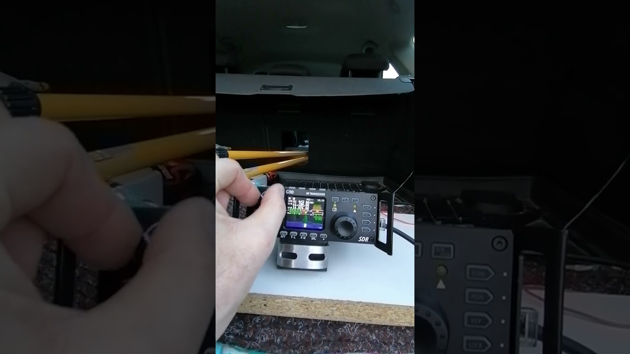 Antena EndFed 41m, odbior stacji  amatorskich na  KF po zestrojeniu anteny, Balun 1:49.