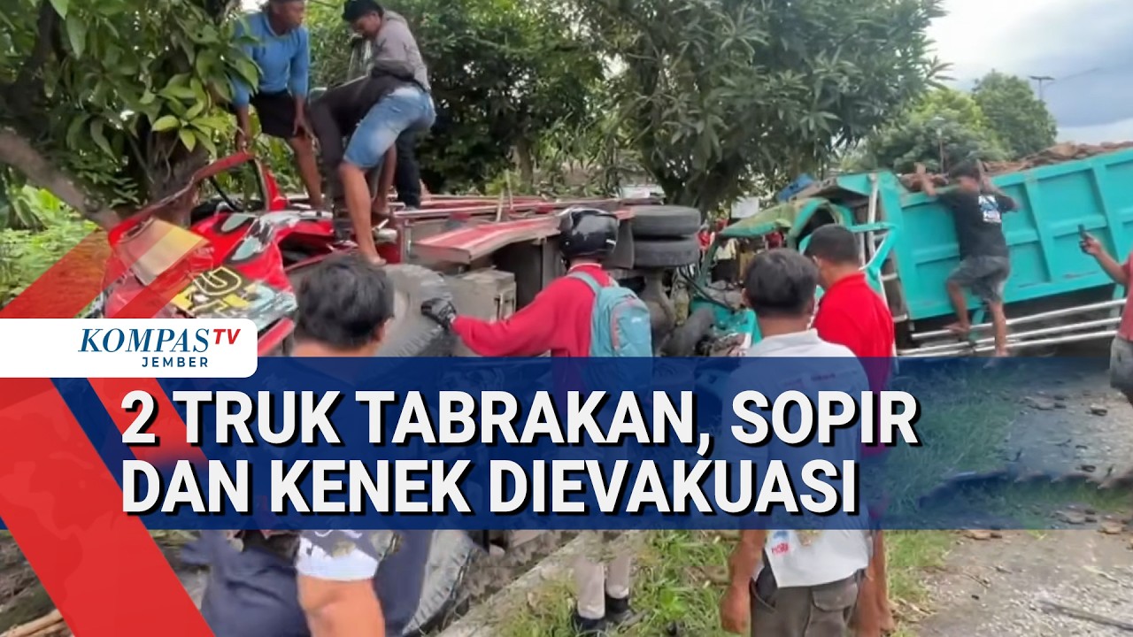 Kecelakaan Truk di Ngawi: Sopir dan Kenek Terjepit Kabin Ringsek