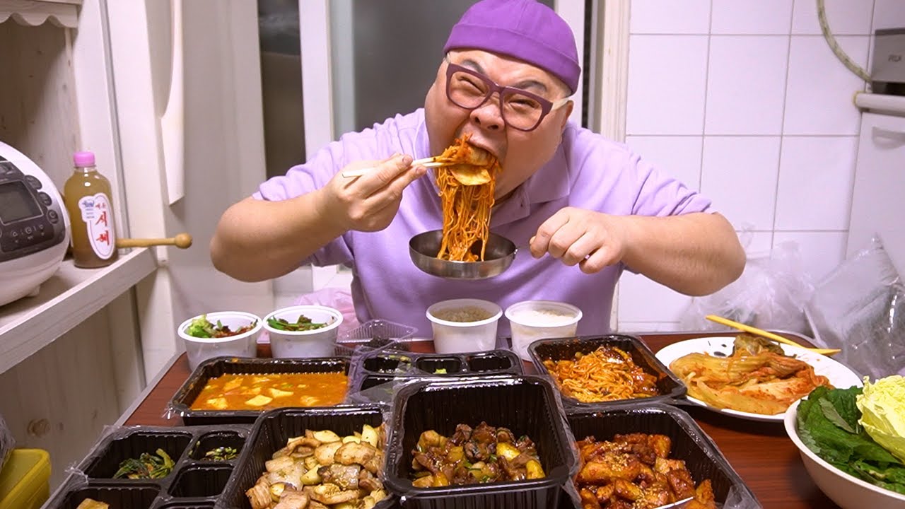 고아재!삼겹살 & 비빔국수는 꿀조합!│삼겹살, 고추장삼겹살 먹방 Mukbang Eatingshow [Spicy Grilled Pork Belly, Spicy Noodles]
