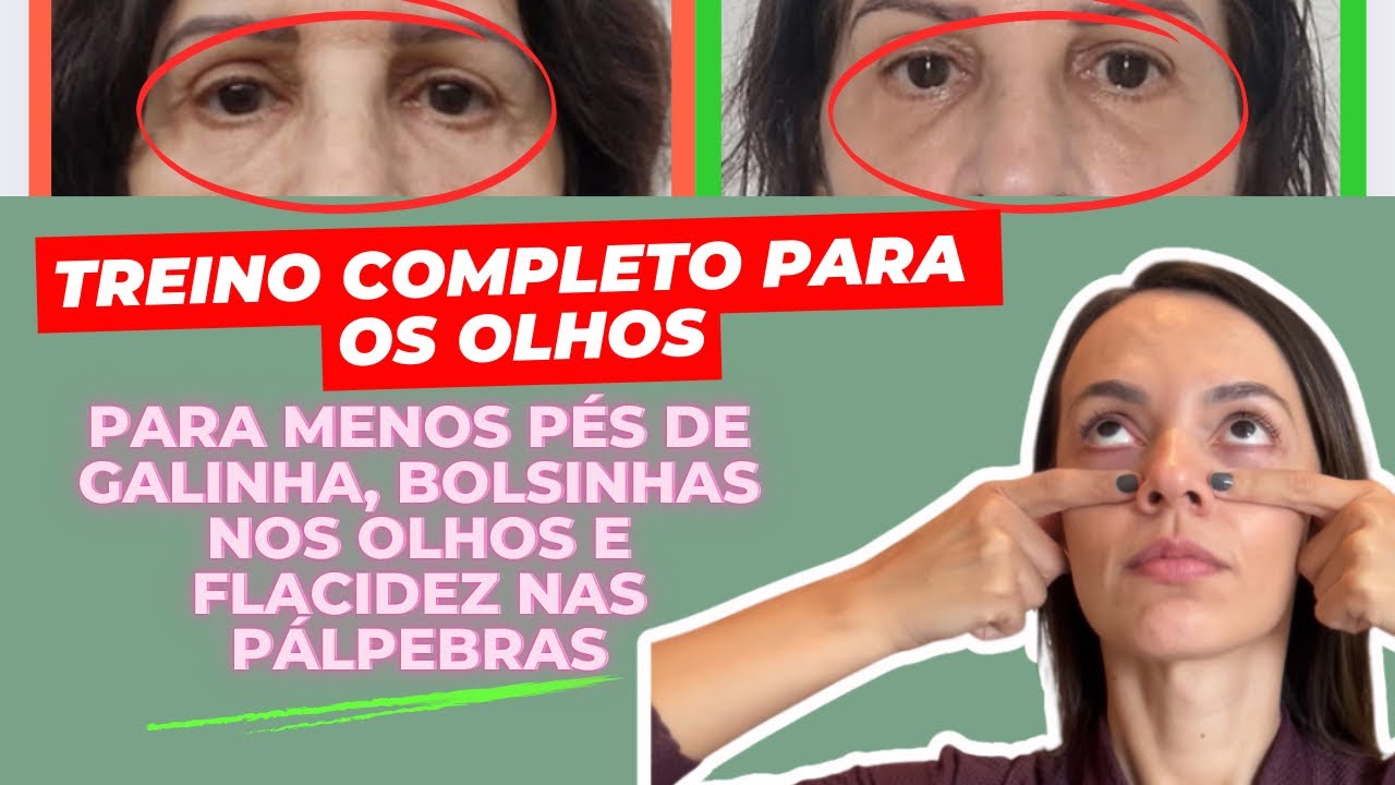 Treino de Ginástica Facial para Olhos Rejuvenescidos naturalmente! Faça junto!