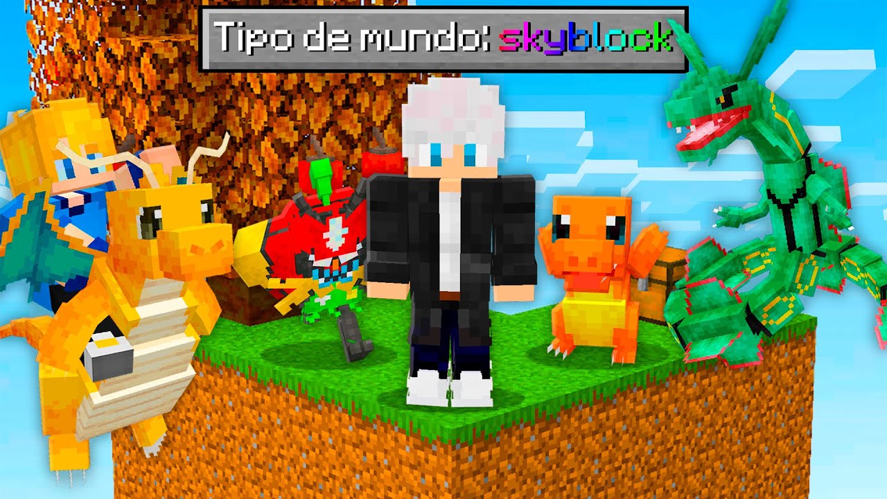 SKYBLOCK POKÉMON em DUPLA no MINECRAFT COBBLEMON!