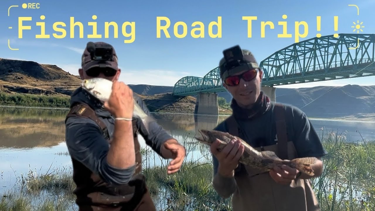 Fishing Road Trip!! South Saskatchewan River. Having a blast. with a Pike catch finale!!