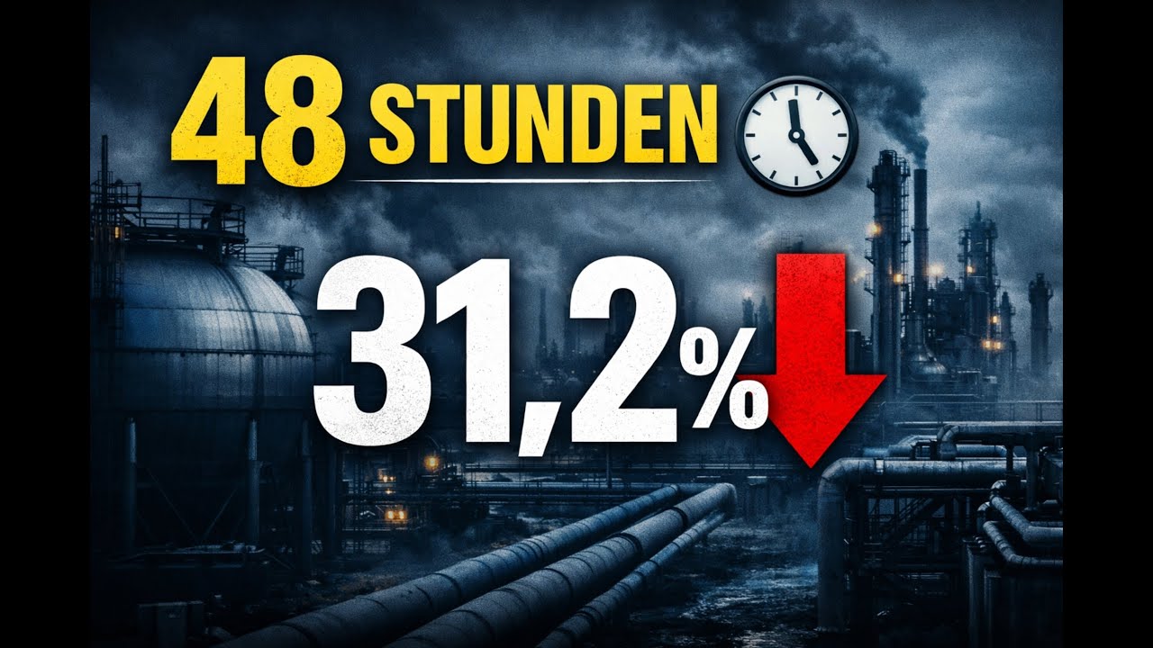 Noch 48 Stunden: Deutschlands Gassystem steht vor dem Kollaps
