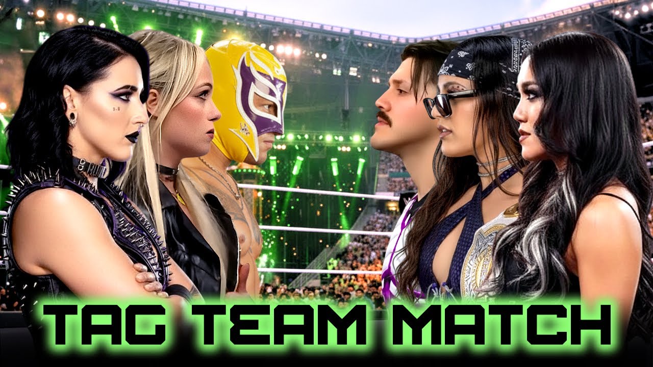 WWE Rhea Ripley Liv Morgan Rey Mysterio vs Roxanne Perez Raquel Dominik Mysterio | 25-January-2026