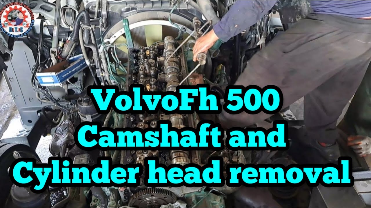 How to remove camshaft and cylinder head | Volvo d13 engine camshaft and cylinder head dismantle
