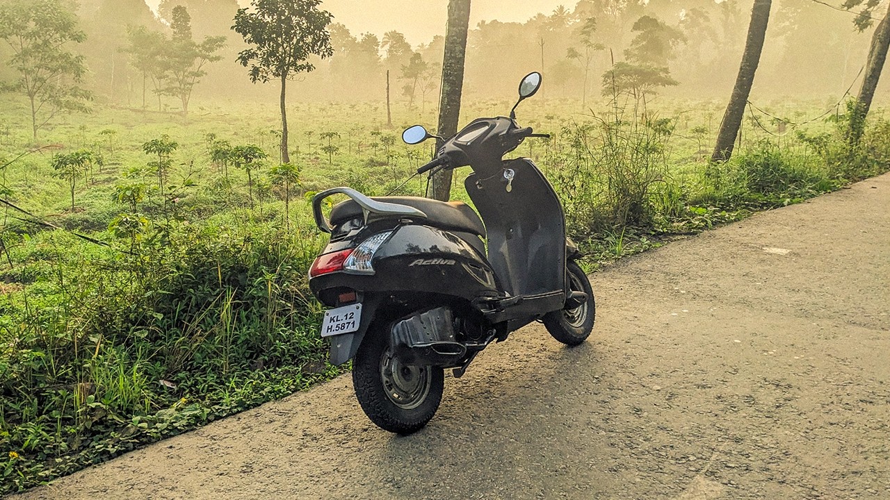 Riding My Honda Activa After Restoration