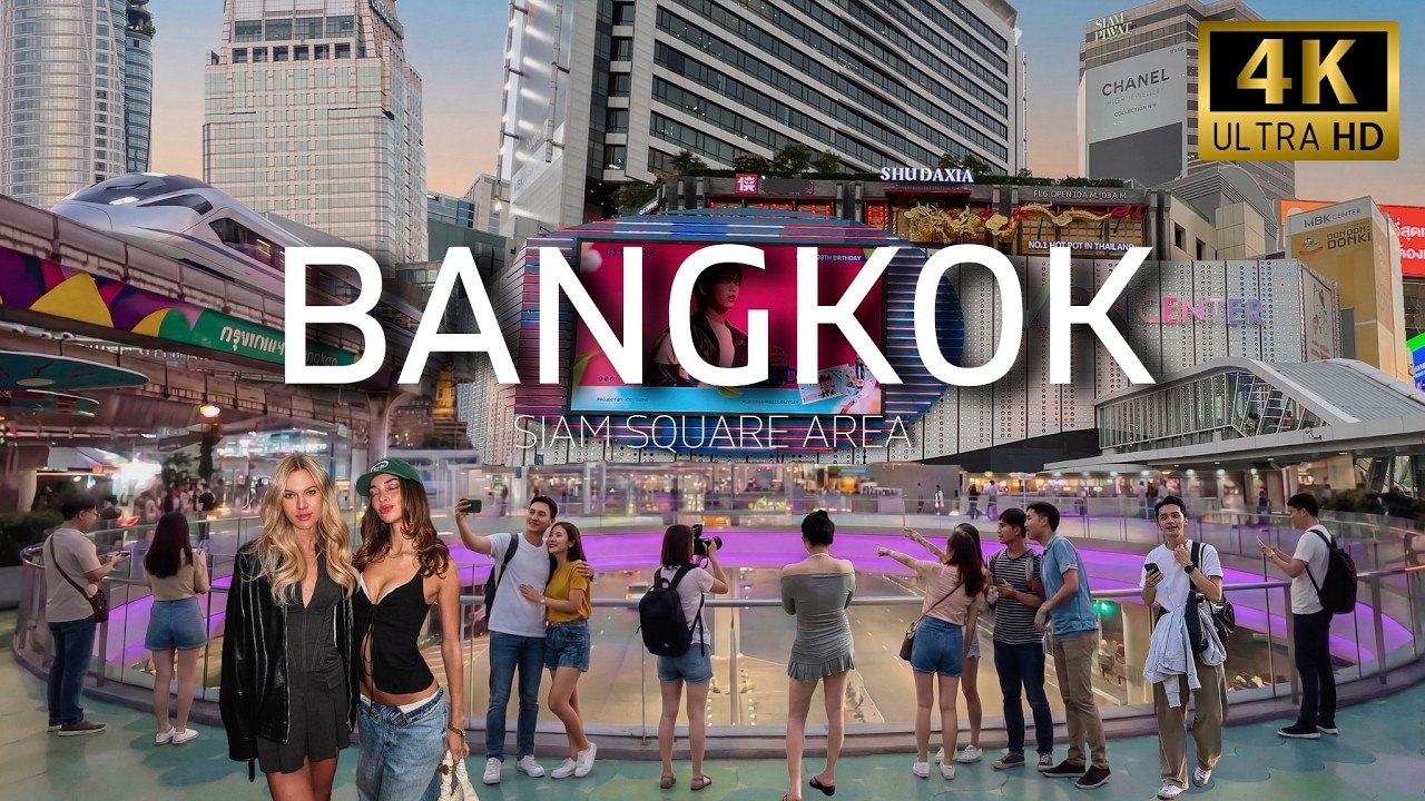 🇹🇭 4K | Night Walk in Siam Square Bangkok 2026 | The Most Popular Area in Bangkok | Thailand
