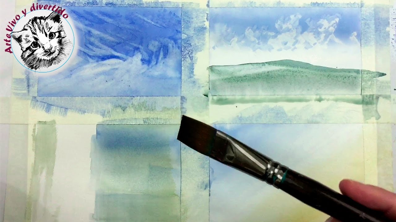 Como Pintar con Acuarela 2 Técnicas, Efectos y Trucos de Acuarela