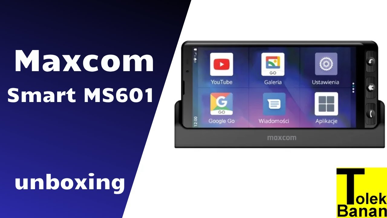 Maxcom Smart MS601 4G - Unboxing / Menu & Ringtones / Dzwonki - Smartfon dla Seniora