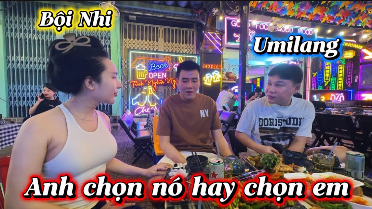 Bội Nhi - UmiLang ghẹo trai đẹp - cá viên chiên Bội Nhi 