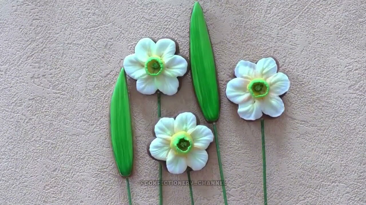 МК💐Пряничные нарциссы + Сборка в подарочный букет от Натальи Семеновой