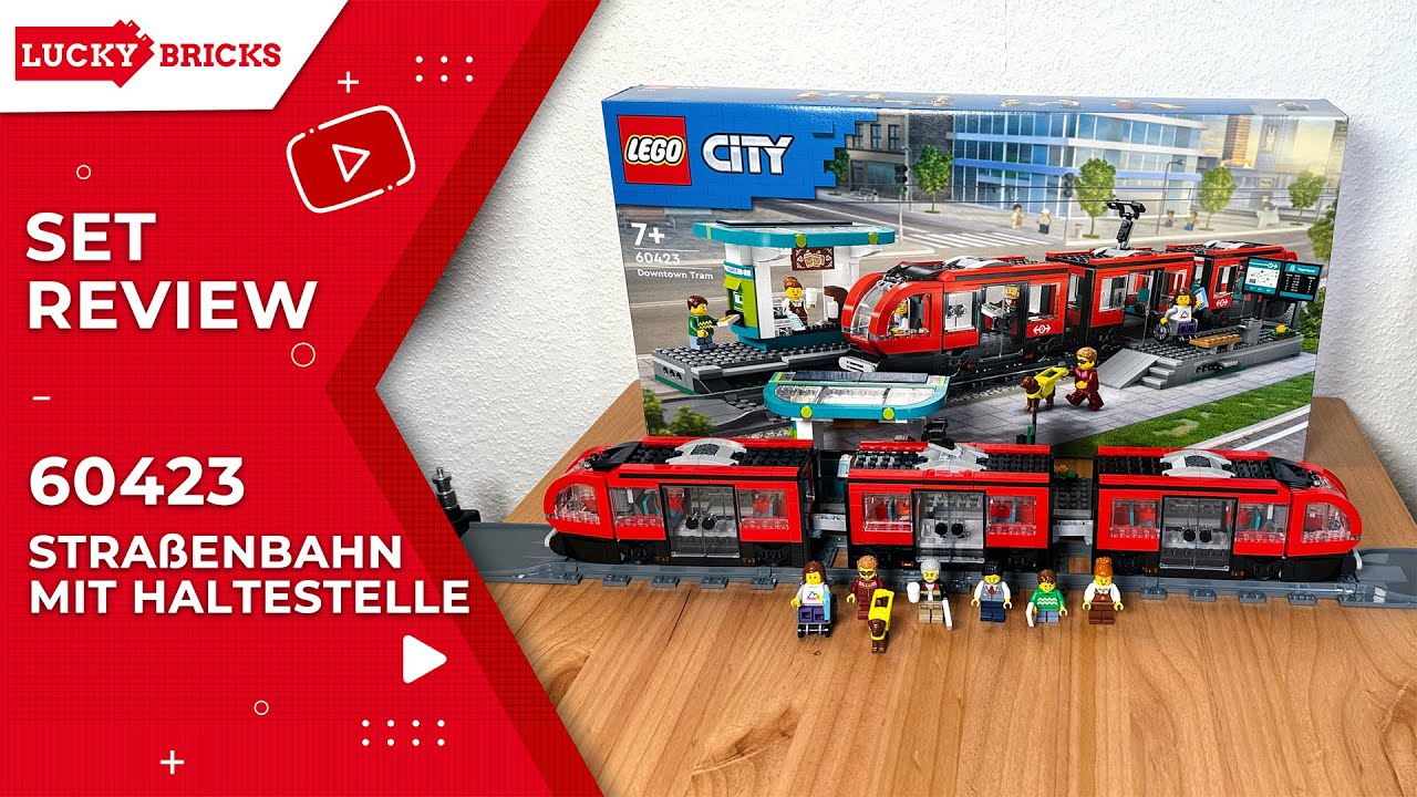 Ein Straßenbahn für deine LEGO Stadt?!? | Review LEGO® City - 60423 Straßenbahn mit Haltestelle
