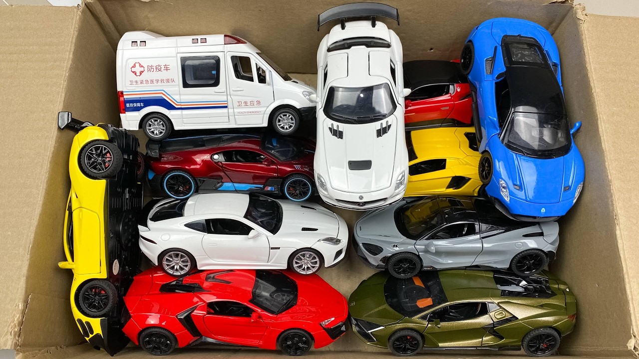 Realistic Details in Small Diecast Cars WOW! Box Full of Model Cars -Mazda Mx5, Koenigesgg Jesko,BYD
