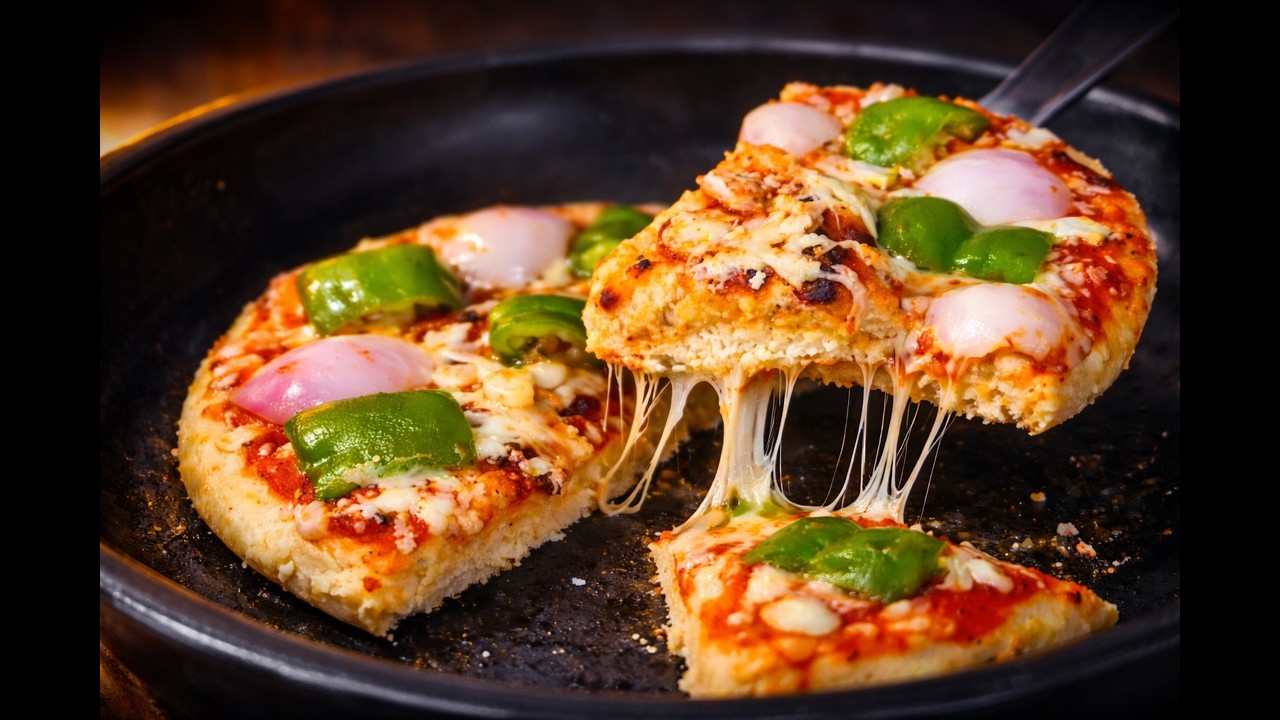 Make Perfect Pizza at Home in 10 Minutes 🍕 | Pizza Recipe | Homemade Pizza | Easy Pizza Recipe
