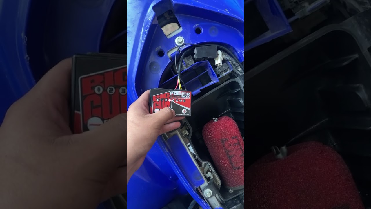 Raptor 700r biggun slip on exhaust & powerbox settings