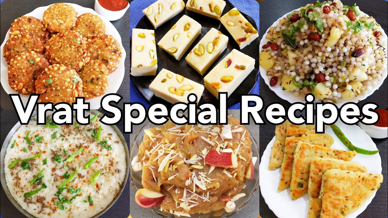 6 Easy Vrat Recipes | Quick & Instant Vrat Recipes | Farali Recipes | Fasting Recipes | Hmf Recipes