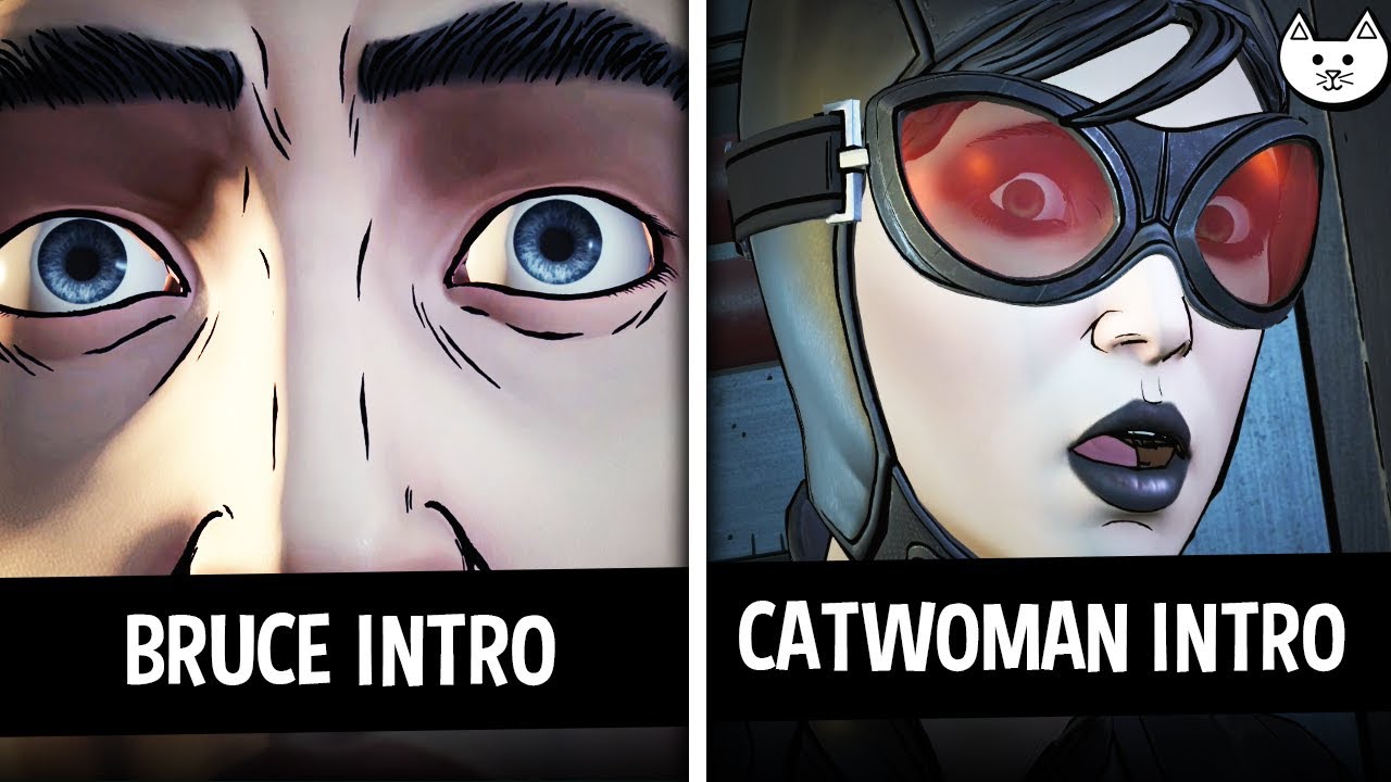 BRUCE BEGINNING vs CATWOMAN BEGINNING INTRO - Episode 4 - Batman The Enemy Within Episode 4 Choices