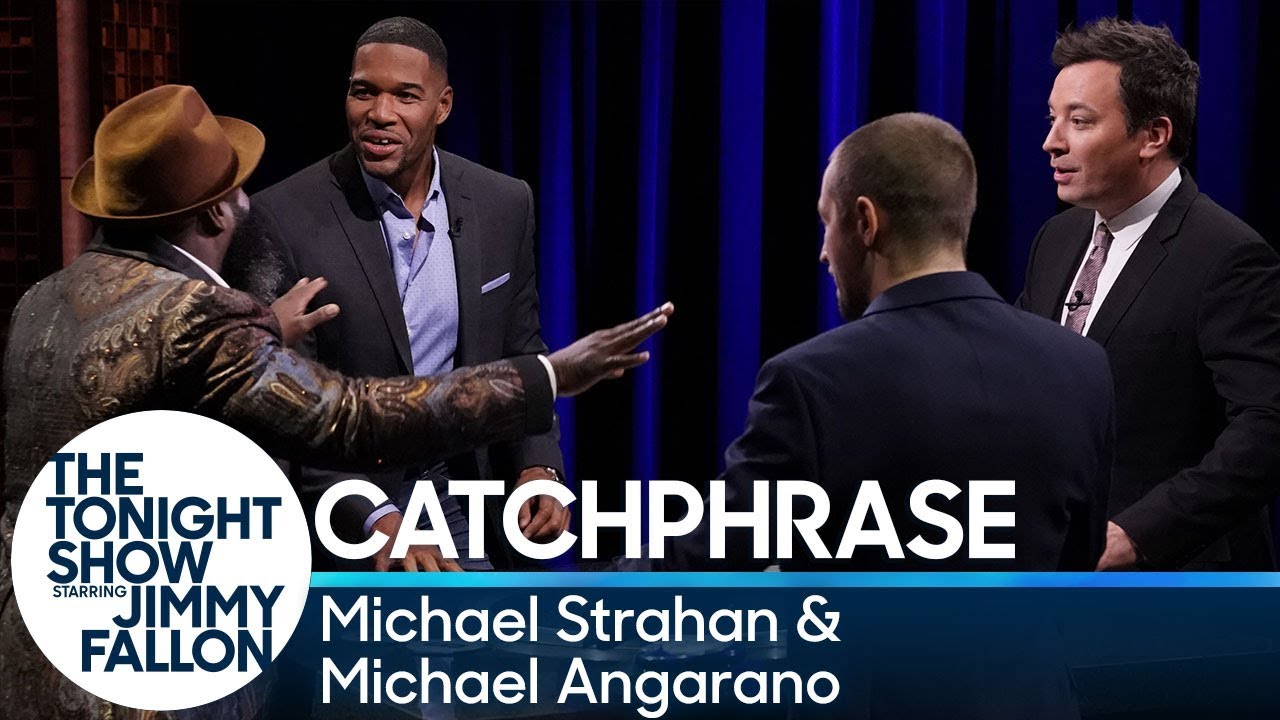 Catchphrase with Michael Strahan and Michael Angarano