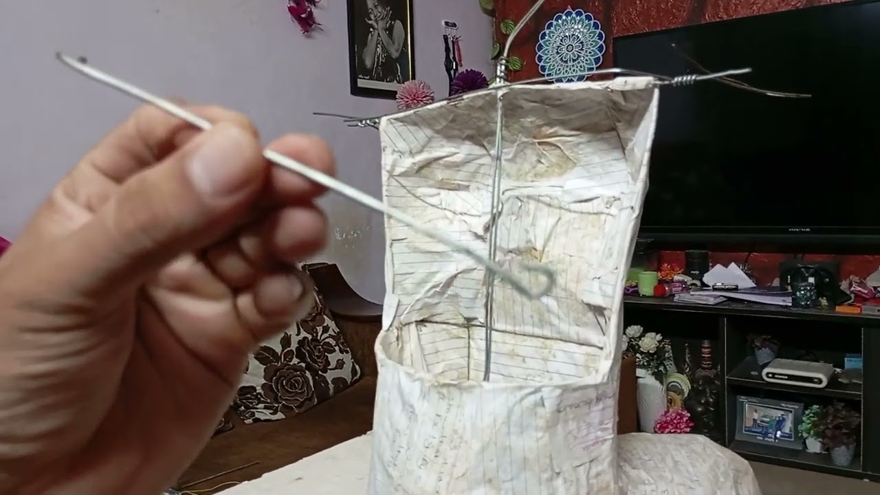 how to fix motor to chalachitra. //ganpati decoration ideas//