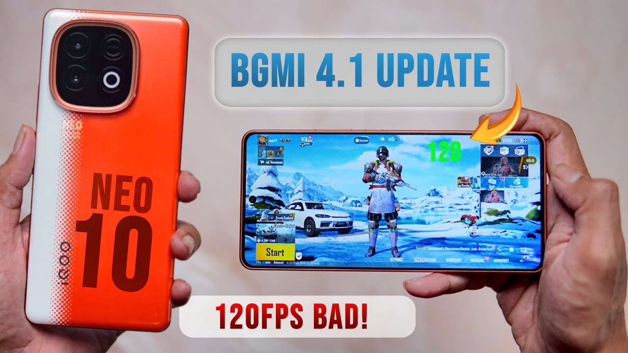 iQOO Neo 10 Bgmi Test (BAD 120FPS 🤯) - Best Gaming Phone Under ₹30000 ??