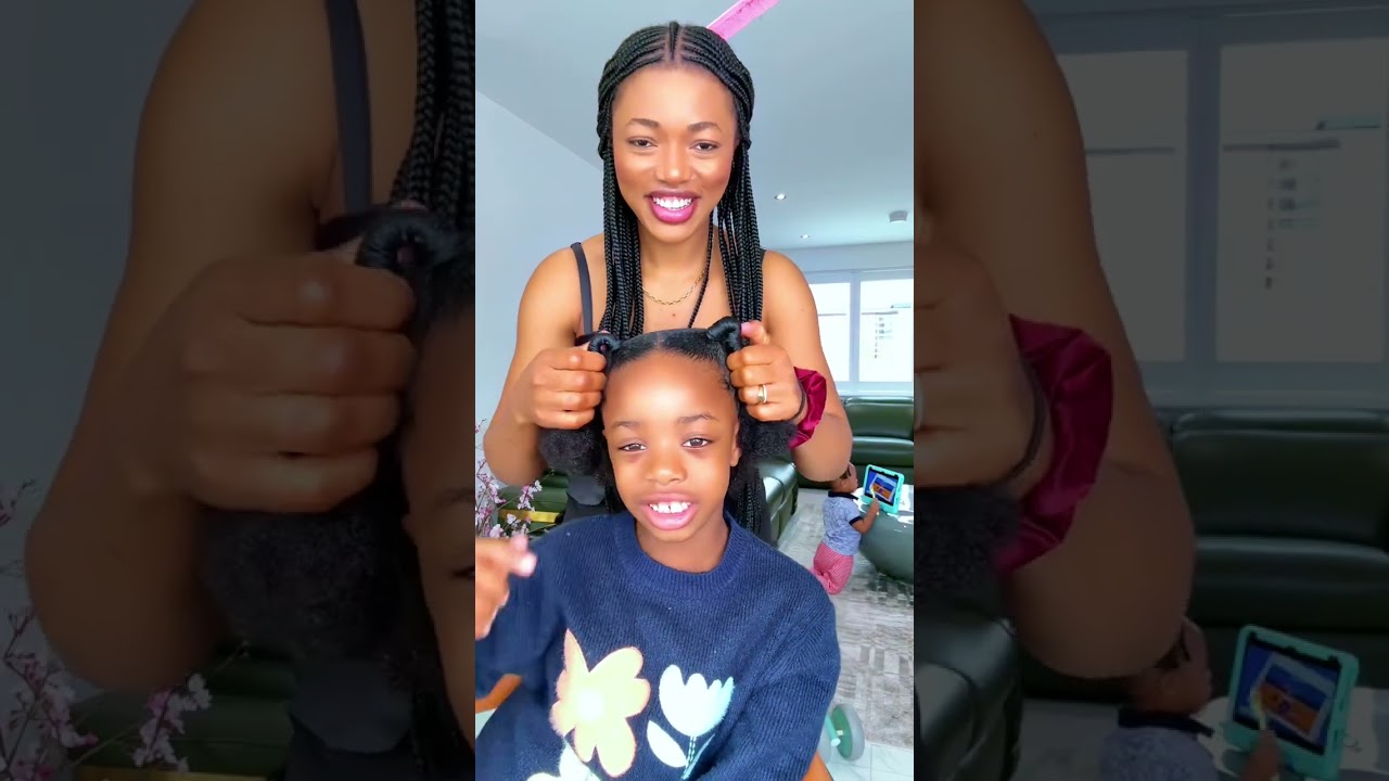 African threading hairstyle transformation 😍