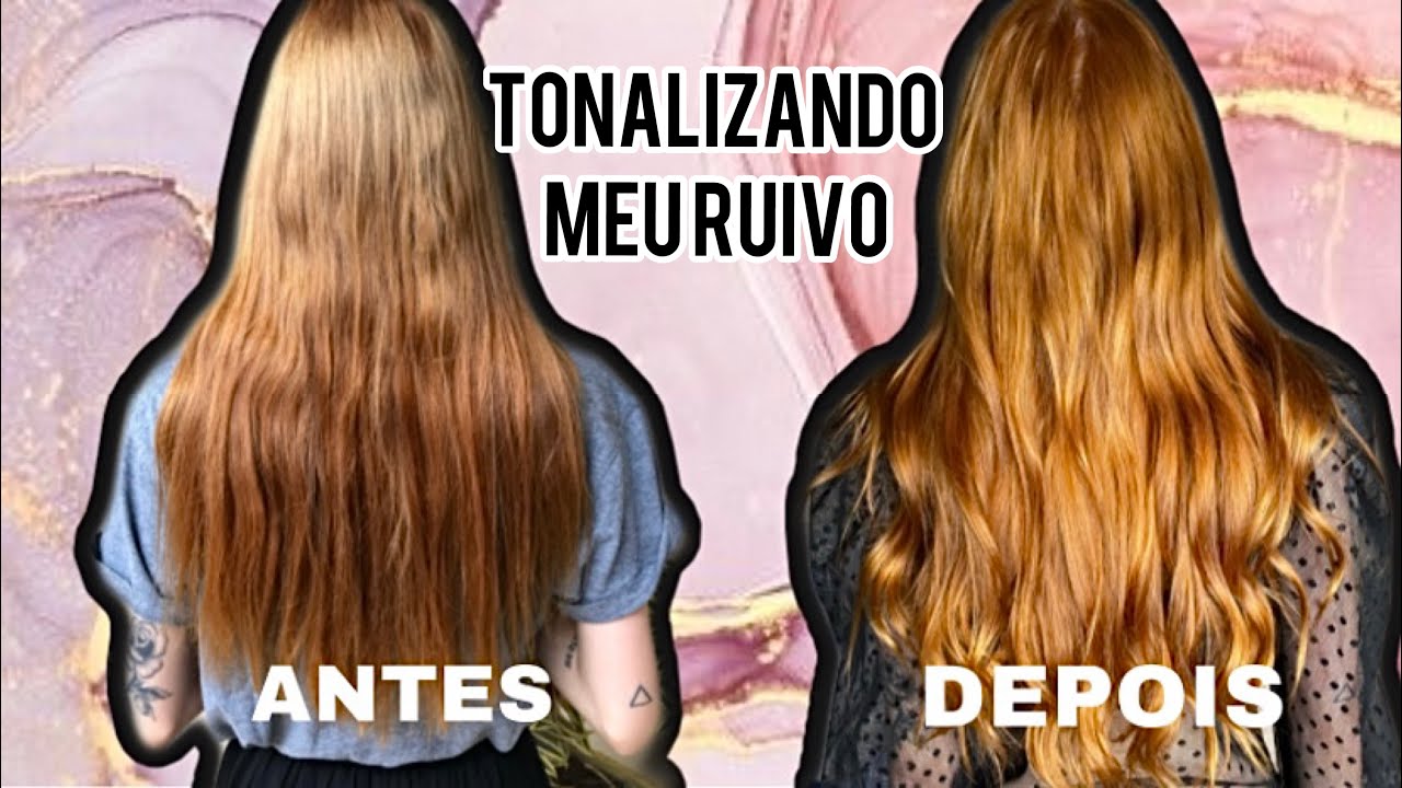 TONALIZANDO MEU RUIVO COM O TONALIZANTE RAPOSINHA - JULIANA COSTA