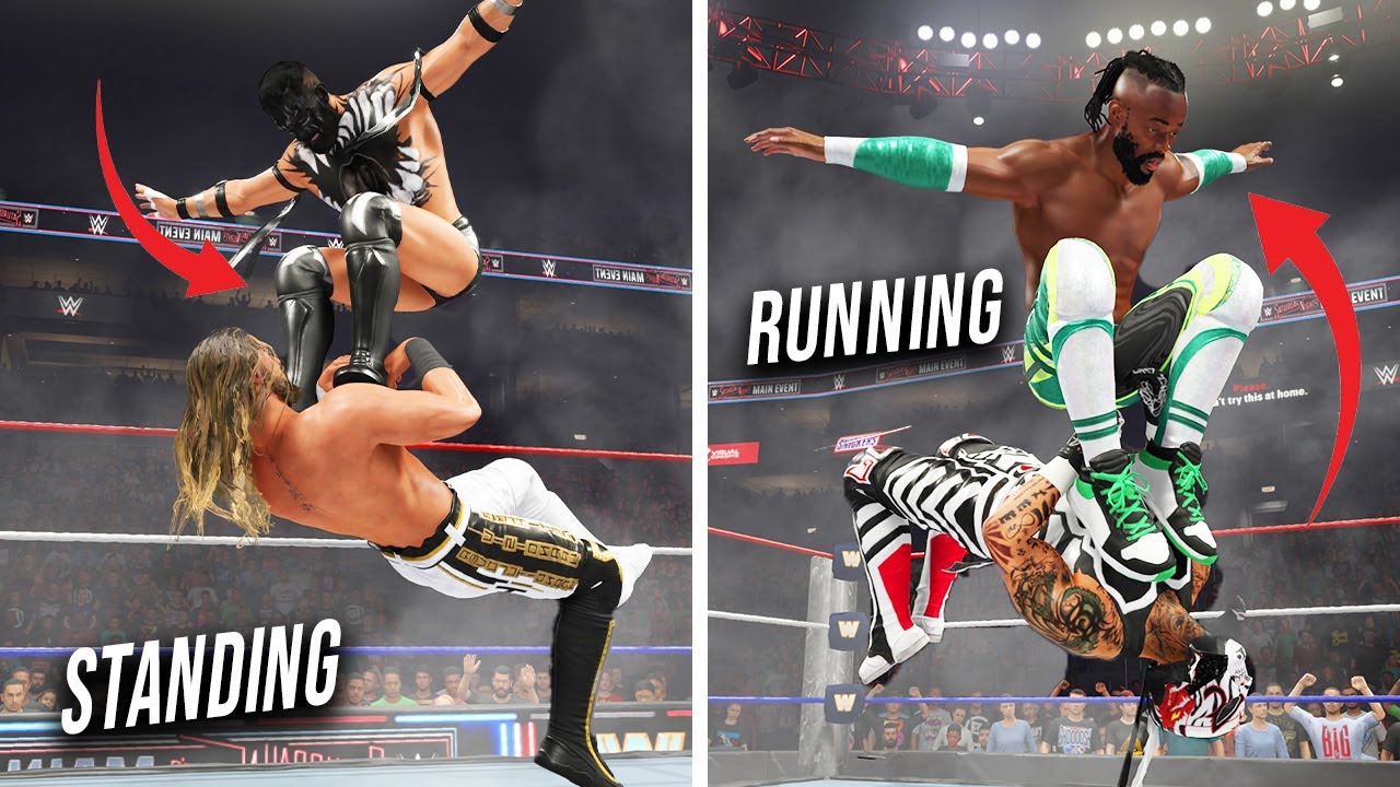 20 Best Double Stomp Moves That are in WWE 2K25