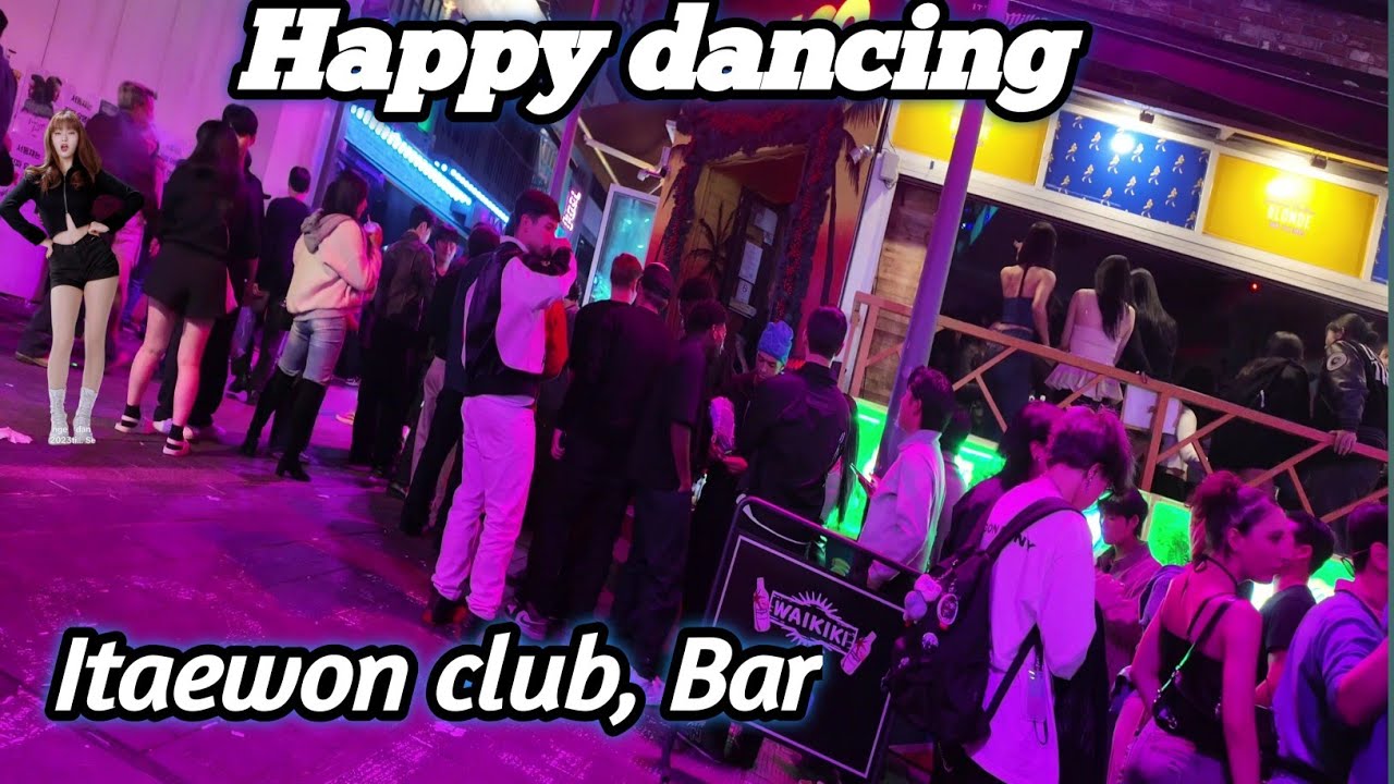 [ 4K ] Happy dancing at Itaewon club, Seoul
