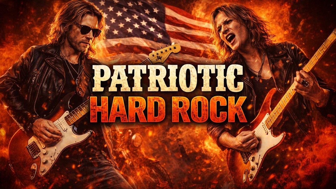 Patriotic Hard Rock 🔥 Red White & Loud | Gritty American Rock Anthems