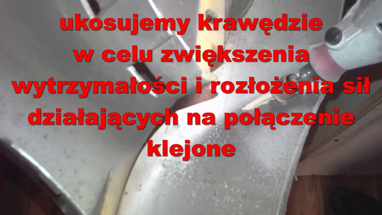 klejenie zderzaka PU PUR jak naprawić element