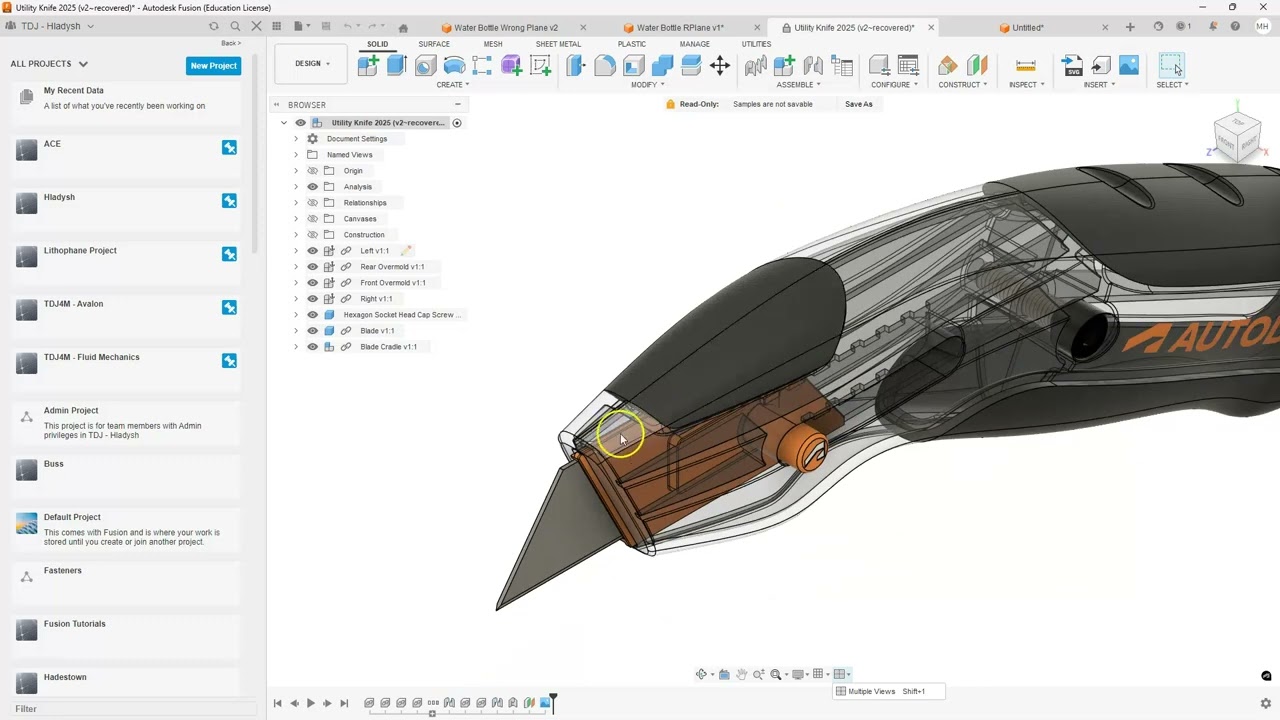 Fusion Fundamentals - Introduction to the Fusion Workspace