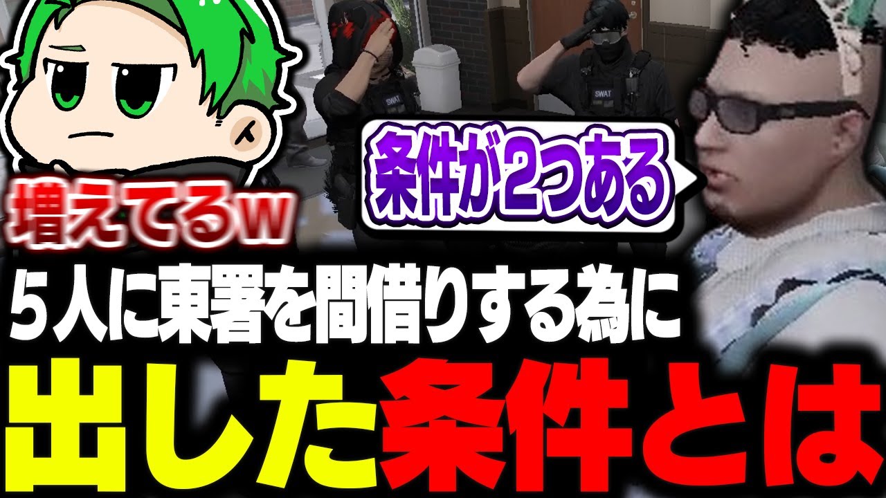 【#ストグラ】例の５人に東署を間借りさせる代わりに、ある条件を課すキャップ【Middleeetv】