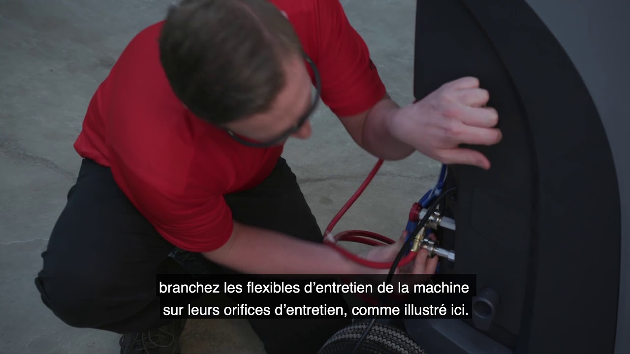 Configuration et enregistrement du système de climatisation connecté HPP R 134A (34998) de Robinair
