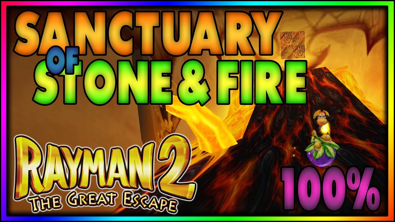Rayman 2: The Great Escape | The Sanctuary of Stone and Fire [12/22] | 100% Walkthrough [21:9 1440p]