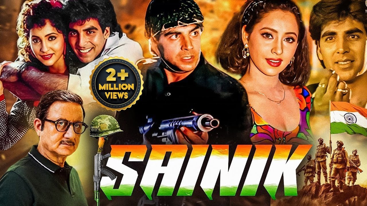 Akshay Kumar's SAINIK (1993) Full Hindi Movie | Ashwini Bhave, Ronit Roy | Bollywood Action Movie