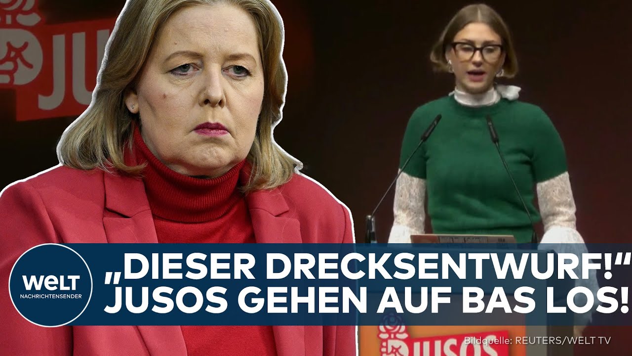 BÜRGERGELD-PLAN: Jusos gehen Bas scharf an! – ‚„Dieser Drecksentwurf“