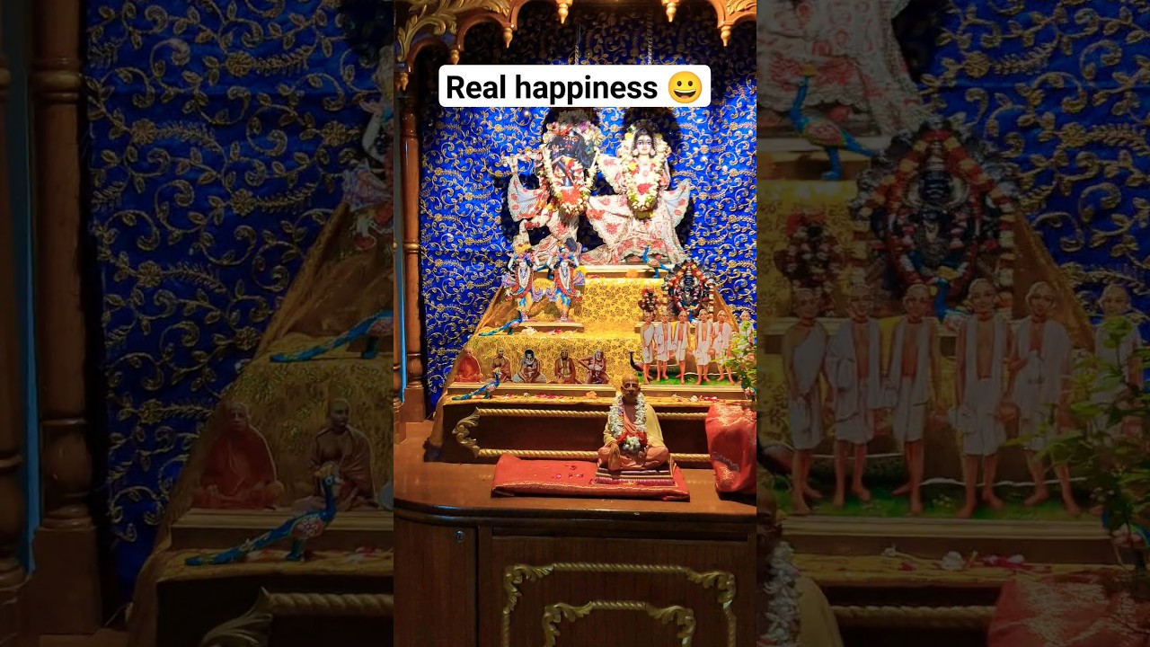 Real happiness with Iskcon devotees #kirtan #religion #viral #iskcon