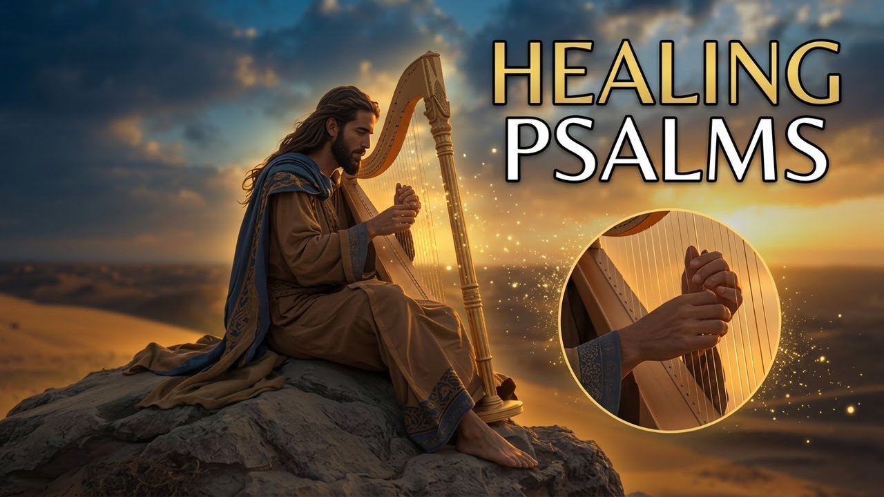 Healing Harp Worship | Peaceful Instrumental Psalms Inspired by King David