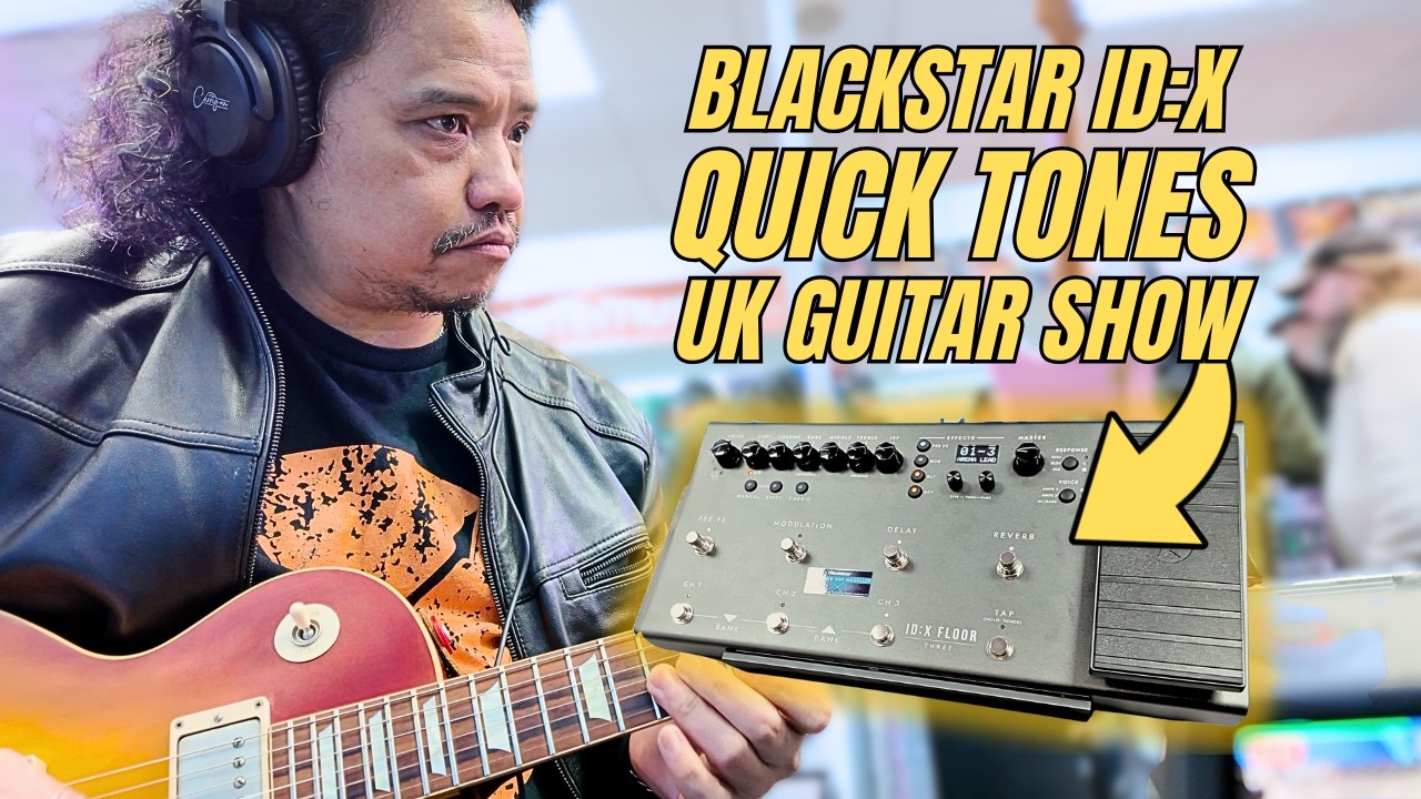 QUICK TONES! BLACKSTAR ID:X Floor | UK GUITAR SHOW 2026