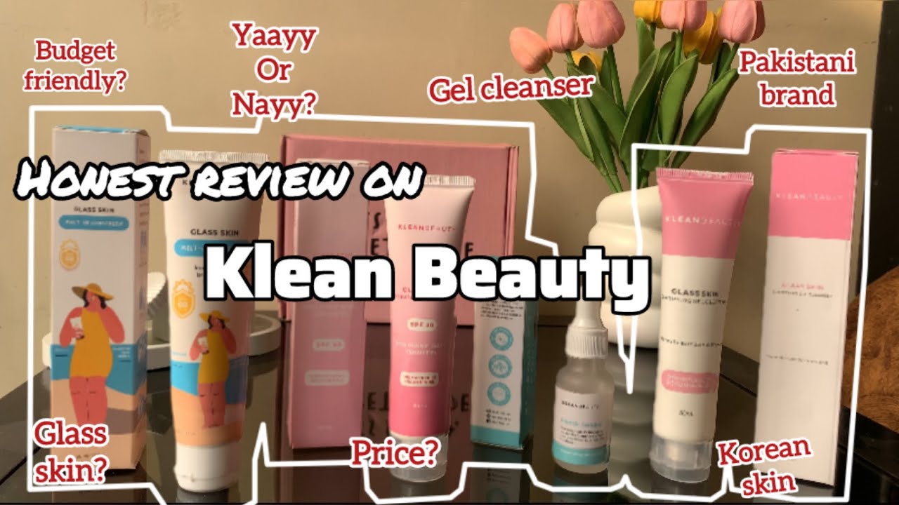 Honest Review on KLEAN BEAUTY products 🎀| Korean skincare products | Glass skin in summers😍