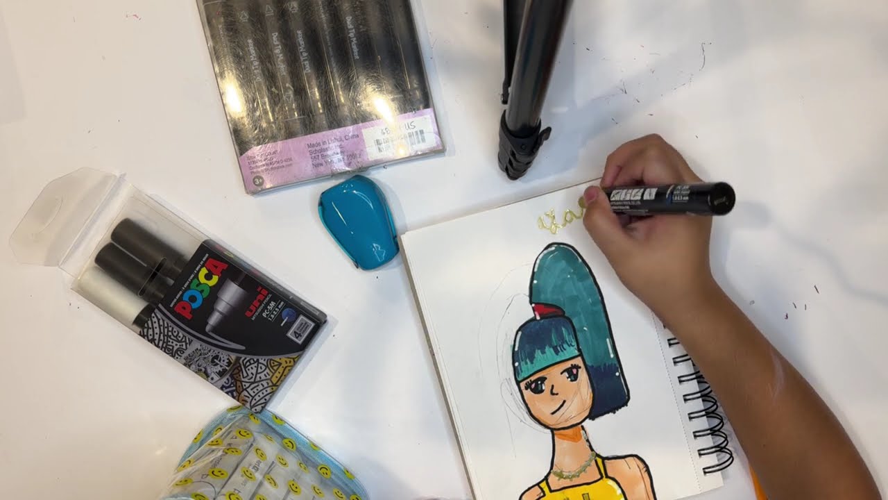 From sketch to color ✏️🎨@TheCreativeCorner-c8c 