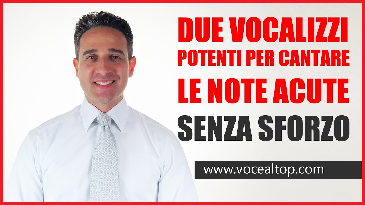 Ecco due vocalizzi potenti per cantare le note acute senza forzare la voce