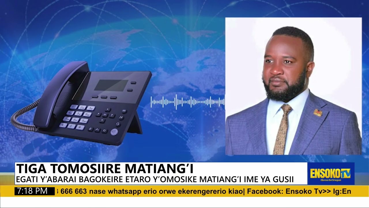 TIGA TOMOSIIRE MATIANG’I