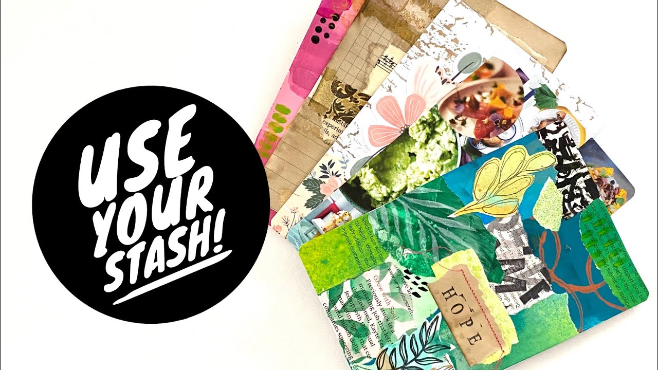 Make Affirmation Cards With Your Stash!