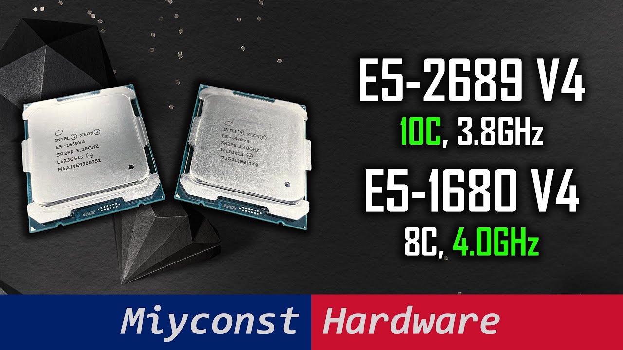 Еще три Xeon E5 V4: E5-1660 V4, E5-1680 V4, E5-2689 V4