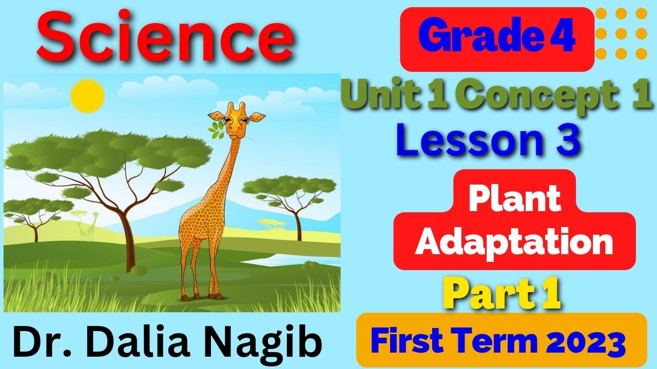 Science Grade 4 Plant Adaptation  lesson 3 P# 1 2022/2023 ساينس رابعه ابتدائي المنهج الجديد