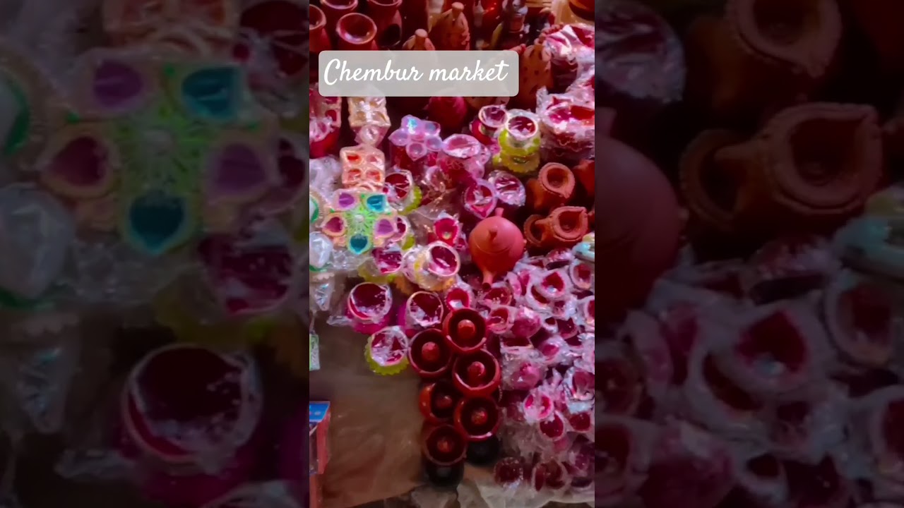 Chembur market 🪔#shopping #festival #video #diwali
