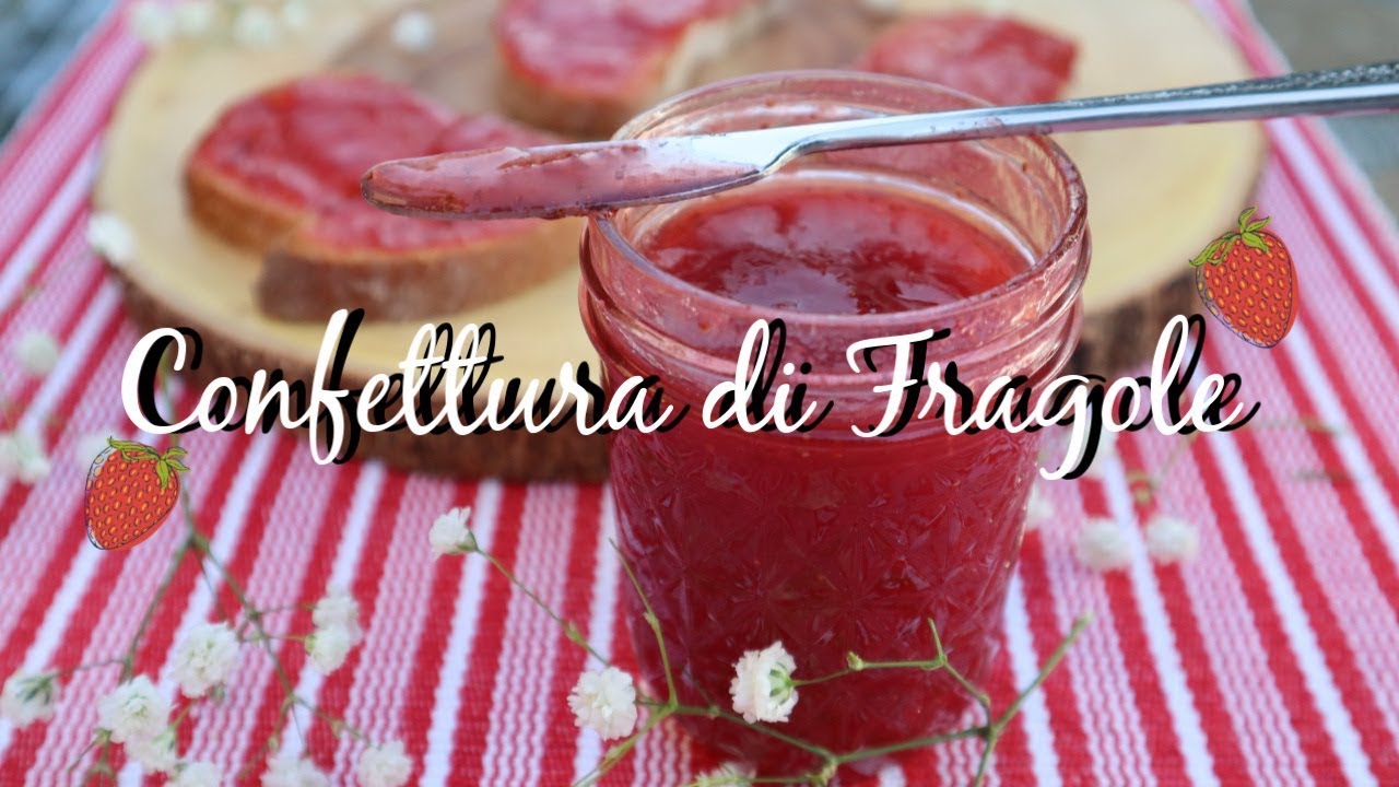 CONFETTURA DI FRAGOLE FATTA IN CASA